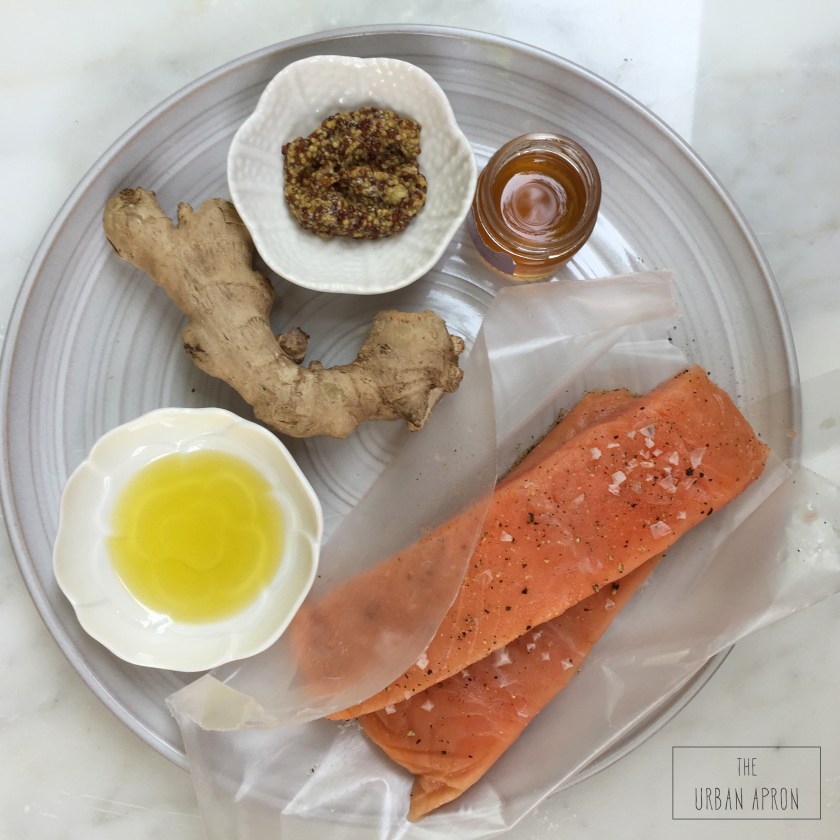 TUA Baked Salmon Honey Mustard Ingredients